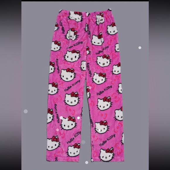 Sanrio Other - Hello Kitty Plush Pajama pants size large